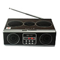 4-in-1-SU12 Boombox FM Radio SD-Card Reader USB-Lautsprecher