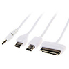 4-in-1-Universal-USB-Ladekabel für iPhone / iPad / Samsung / HTC / (0, 2 m)