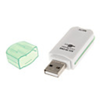 4-in-1 USB 2.0 Memory Card Reader (Gelb / Schwarz)