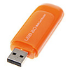 4-in-1 USB 2.0 Multi-Card Reader (Orange)