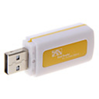4-in-1 USB 2.0 Multi-Card Reader (Rosa / Gelb / Schwarz)
