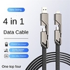 4 in 1 usb schnellladekabel für samsung xiaomi huawei apple handy usb typ c ladegerät tablet ladekabel zubehör