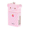 4-in-one-Karikatur-Bären-USB-2.0-Speicherkartenleser (Pink)