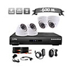 4-Kanal CCTV-DVR Motion-Detection-Home Security System 600TVL Indoor Night Vision Farbkameras