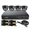 4-Kanal CCTV DVR System (UPNP,  4 Indoor-Kamera)