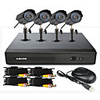 4-Kanal CCTV DVR System (UPNP,  4 Outdoor Wasserdichte Kamera)
