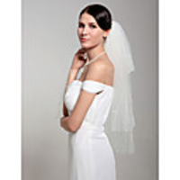 4 Lagen Ellenbogen Brautschleier (0061-rrts10)