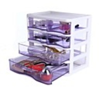 4 Lagen mit 6 Schubladen Desktop Storage Cabinet