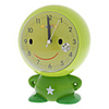 4 "lächelnder Mann Glockenspiel Sweep Analog Quarz Wecker Schlummerfunktion Hintergrundbeleuchtung (grün,  2xAA)