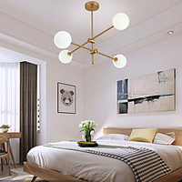 4-Licht 80 cm Mini-Stil Kronleuchter Metallglas geometrisch / Mini galvanisiert künstlerisch / LED 110-120 V / 220-240 V. Lightinthebox