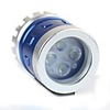 4-Modes 4 x CREE XRE R5 LED-Fahrrad-Frontlicht / Scheinwerfer (950lm,  4x18650 4400mAh Batterie,  Blau Weiß)