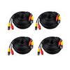 4 PCS 30 Meter (oder 99 Fuß) BNC Video and Power 12V DC Integrated Cable