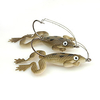 4 pcs Angelköder Frosch Schwimmend Bass Forelle Pike Seefischerei Spinn Fischen im Süßwasser / Barschangeln / Spinnfischen / Angeln Allgemein Lightinthebox
