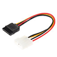 4 Pin IDE 15 Pin Serial ATA SATA-Festplattennetzkabel (0, 15 m)