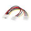 4 pin IDE Stromversorgung Splitter Verlängerungskabel 0.2m
