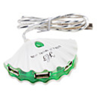 4-Port-muschelförmigen hallo-Gang-Nabe (weiß)