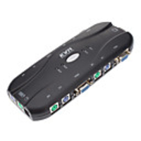 4 Port PS 2 KVM-Switch 250MHz unterstützt 1920 x 1440
