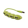 4-Port Supermam High Speed USB 2.0 Hub (Erbse)