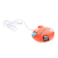 4 Port USB 2.0 High Speed Rundheit Shaped HUB