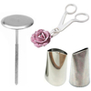 4 Stück / Set Kuchen Dekorationswerkzeuge 2 Rohrdüse 1 Kuchenschere für Creme Blumen Transfer Werkzeug 1 Kuchen Blumenständer Nagelform Lightinthebox