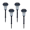 4 Stück Außen Solar Power Spotlight Landschaft Garten Rasen-Licht-Lampe (CSS-57268)