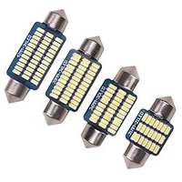 4 Stück Auto LED Kennzeichenbeleuchtung Domlicht Leuchtbirnen 2400 lm SMD 3014 5 W Für Universal Alle Jahre Lightinthebox