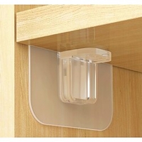 4 Stück klares Winkel-Stützregal Lightinthebox