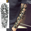 4 Stück Körperkunst Arm gefälschte Ärmel Tattoos für Männer wasserdichte Wolf Tiger chinesischer Drache Aufkleber temporäre Fuchs Tattoo wasserdichte Ärmel Lightinthebox