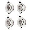 4 Stück LED Downlight 3W Einbau Runde LED Deckenleuchte AC 220V 230V 240V Innenbeleuchtung warmweiß kaltweiß Lightinthebox