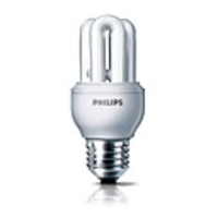4 Stück PHILIPS Energiesparlampe Birne 8W GENIE CDL E14 220-240V 1CT/4x12