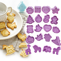 4 Stück Plastik Ausstechformen DIY Keksformen für Hollaween Weihnachten Valentinstag und Erntedankfest Lightinthebox