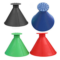 4 Stück Windschutzscheibe Schneeräumkegel Enteisungswerkzeug Schneeräumwerkzeug Auto Schneeschaber Eisschaber (4er Pack) Lightinthebox