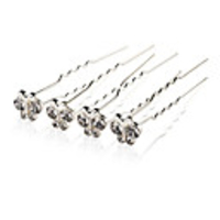 4 Stück wunderschöne Strass Hochzeit Braut Pins mehr Farben erhältlich