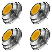4 stücke g4 super helles ufo regenschirmförmiges downlight führte g4 licht mini maisbirne dc12v cob led high power tube 25x18mm