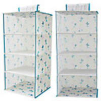 4 Stockwerke Kleider hängen Speicher-Organisator