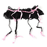 4 Straps Glamour Spitze mit bowknot Hochzeit Garter (mehr Farben)