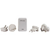4 USB Power Adapter (4 Easy Travel austauschbaren Steckern)