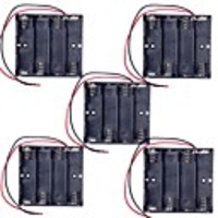 4 x AA-Batterie-Halter mit Leads für Arduino - Schwarz (5Packs)