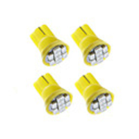 4 x T10 8-SMD LED gelb Car-Glühlampe W5W,  147,  152,  158,  159,  161,  168,  184,  192,  193,  194 2825