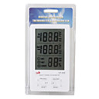 4, 3 "-LCD-Feuchte-/ Hygrometer und Thermometer mit extra-Sensor-Kabel (1 aaa im Lieferumfang enthalten)