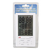 4, 3 "-LCD-Feuchte-/ Hygrometer und Thermometer mit Wecker (1 aaa im Lieferumfang enthalten)