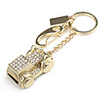 4GB Diamant Auto Stil USB-Flash-Laufwerk Schlüsselbund (gold)