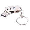 4GB drehen metallischen Material mini USB-Stick