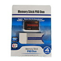 4GB Memory Stick PRO Duo-Speicherkarte und Memory Stick Duo-Adapter