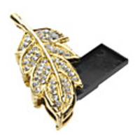 4GB Metal Jewelry Blatt USB Flash Drive