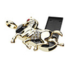 4GB Metal Jewelry Design Golden Horse USB Flash Drive