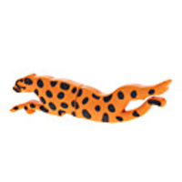 4GB mit Leopard Rubber USB Flash Drive