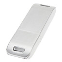 4GB Modisches Design Rectangle Shaped USB Flash Drive (Silber)