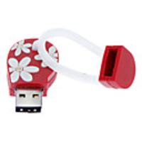 4GB Soft Rubber Flip-Flops USB Flash Drive
