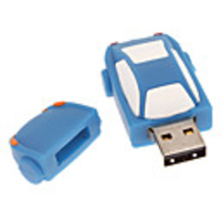 4GB Soft Rubber Model Car USB Flash Drive